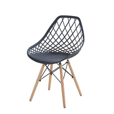 China Modern Home Furniture Dining Room Plastic Fiberglass Mesh Chairs for sale