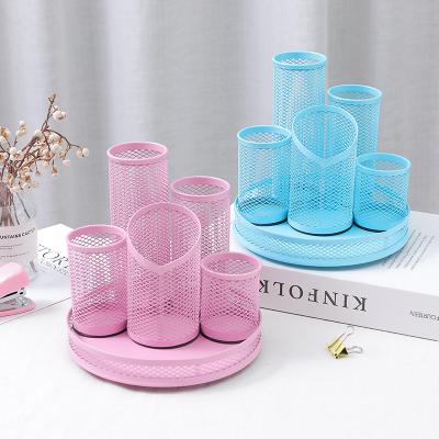 China 2021 Modern High Quality Office Metal Mesh Office Desk Organizer Storage Box for sale