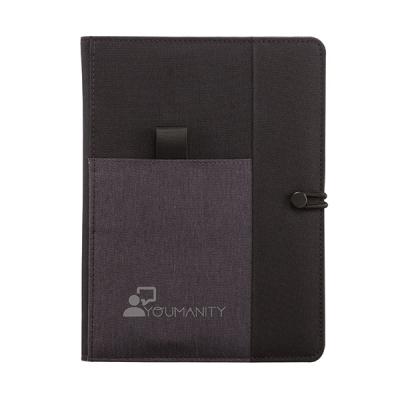 China Polyester XD Design (Black) with Pen Holder Kyoto A5 Notebook Cover for sale