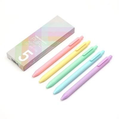 China Promotional Plastic Ink Pen Kaco Pure Pastel Color Gel Pen Set (Macaron) for sale