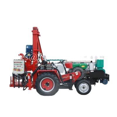 China Construction worksÂ   JZ-C series tractor-mounted positive circulation water well drilling rig large diameter soil drill machine for sale