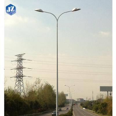 China Hot Selling Road Galvanized 6M Octagonal Single Arm Street Light Pole In Mauritius for sale