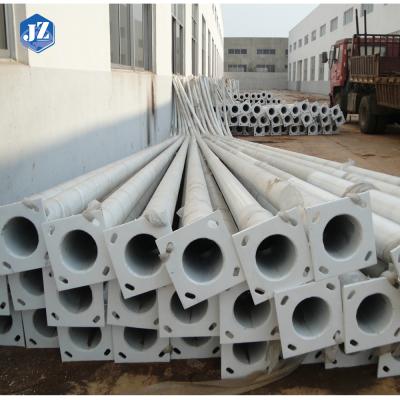 China Highway Street Light 6M 8M 10m 12M Hot Dip Galvanized Poles for Lighting Sub-Main Roads Parking Areas and Barriers for sale