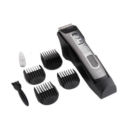 China Charging 3 Hours Customized Electric Rechargeable Hair Scissors Professional Hair Trimmer Fashion Shaver Barber Logo for sale