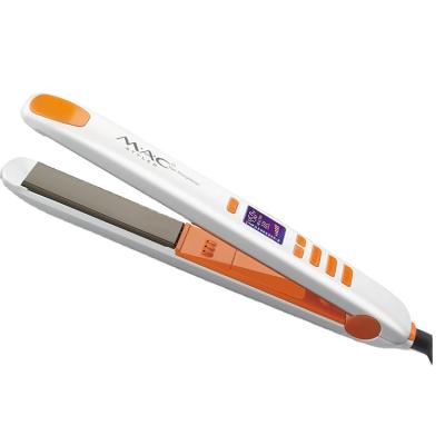 China Korea High Quality Electric Hair Straightener LCD Temperature Display Steel Hair Straightener Machine for sale