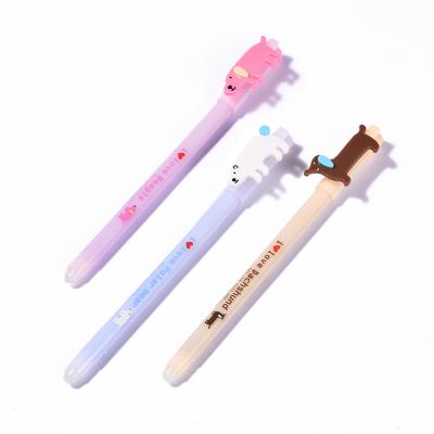 China Office 0.5mm Normal Plastic Erasable Gel Pen With Competitive Price for sale