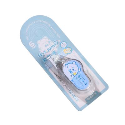 China DOT GLUE STRIP Glue Tape Factory Direct Supply Japan PET Dot Glue Adhesive Side Correction Tape Double Shape Kawaii for sale