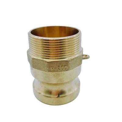 China Chinese Type F Camlock Brass Manufacturer NPT BSP Thread Pipe Fitting Brass Coupling for sale