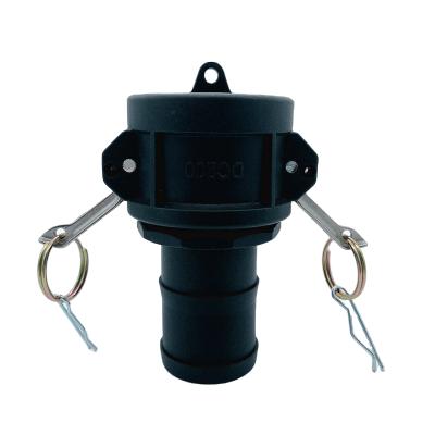 China Coupling PP Camlock Hose Connector Irrigation Coupling Quick Connector E+DC Type for sale