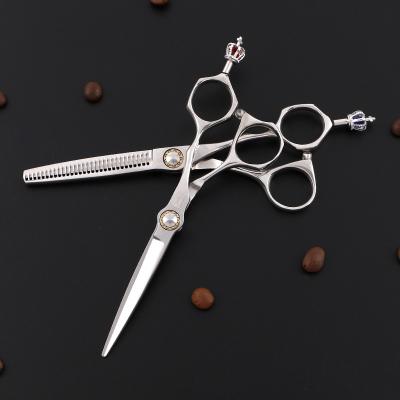 China Professional Thinning Scissors 440C Hair Scissors Cutting Thinning Scissors Set For Hair for sale