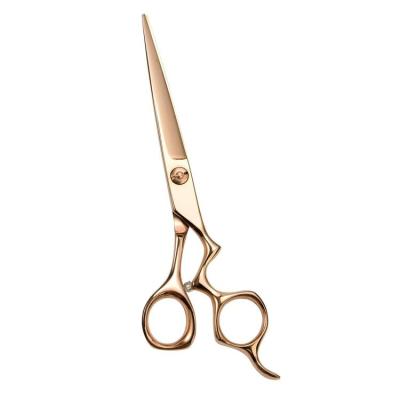 China Thinning Scissors Rose Gold 440C Hair Scissors Professional Hair Cutting Scissors Barber Scissors for sale