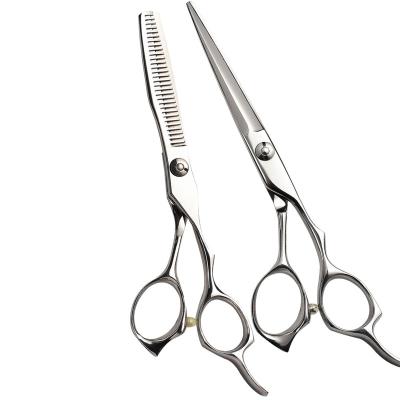 China Cutting Scissors 440C Barber Scissors Set Professional 6.0 Inch Hair Scissors Set Kit Japan Steel Hairdressing Scissors for sale