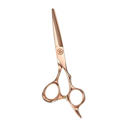 China Blde Sword Bewitch CK-55 Rose Gold SUS440C Professional Steel Hair Cutting Scissors for sale