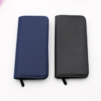 China Professional Barber Shop PU Leather Hair Dressing Scissors Case Packaging Holsters 2 Pairs For Salon Stylist Tool SC2 for sale