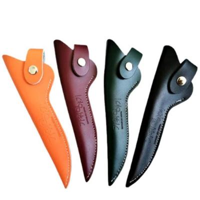 China Simple Leather Pouch Case Pouch Barber Scissors Leather Pockets Bag Stylist Scissors Holder B5 for sale