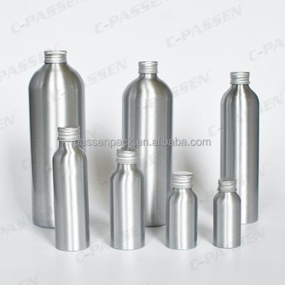 China 10ml-1000ml Aluminum Beverage Bottle With Screw Cap for sale