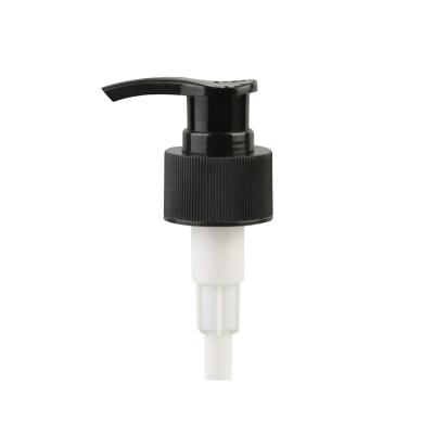 China Non Spill 24/410 24/415 28/400 28/410 Plastic Black PP Lotion Dispenser Pump For Cosmetic Shampoo Bottles for sale