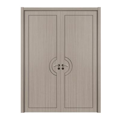 China Sound Insulation Interior Doors With Solid Wood Frames Interior Wooden Doors With Latest Stylish And Simple Design QM045DK for sale