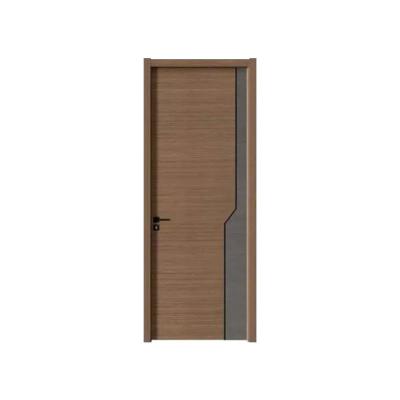 China Contemporary Interior WPC Wood Door With Classic Mahogany Wood Interior Entry Door Doors With Frames Wood for sale