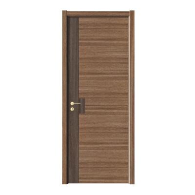 China Sound insulation wooden door paintless design makes life close to nature interior door with biometric lock simple and elegant for sale