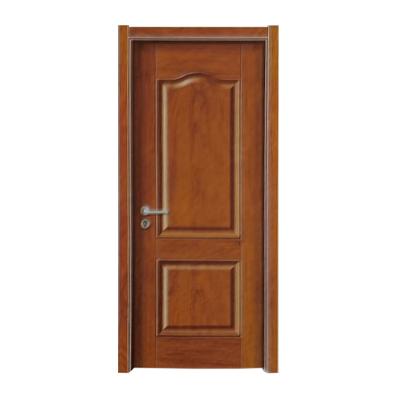 China Simple design waterproof wooden door paintless interior wooden doors with the latest elegant and simple design DFH8001 for sale