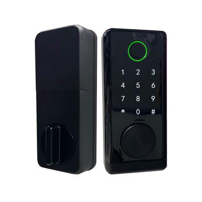 China Single sided smart electronic door lock with APP password smart door lock with G-12 zinc alloy for sale