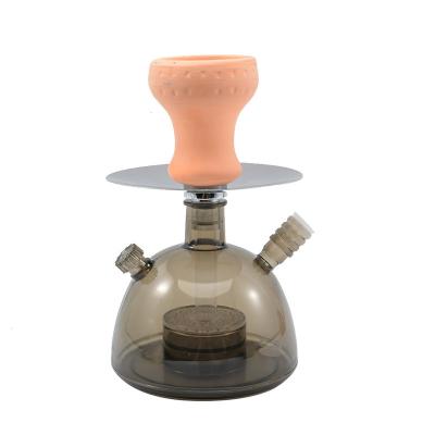 China Acrylic Arabic Hookah Set Small Cheap Acrylic Bubble Hookah With LED Light Accessories Single Hose Amazon Amazon Hot Selling Shisha Chicha Smoking Hookah for sale