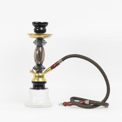 China Hot Selling New Small Arabic Portable Single Hose Customization Glass Shisha Hookah Chicha Set KTV Bar Gift Smoking Nargile Shisha Chicha for sale