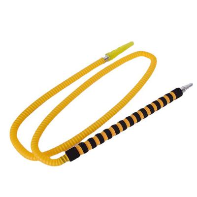 China Wholesale Disposable Shisha Sponge Handle Eco-friendly Acrylic Plastic Hose Long 1.8m Hookah Hose Multi Color Smoking Accessories for sale