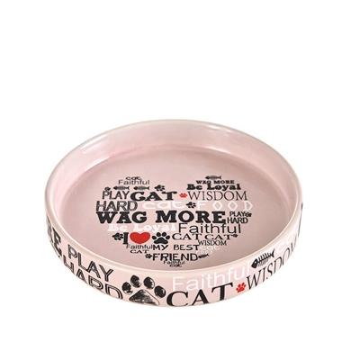 China High quality non-automatic ceramic pet bowl dog bowl cat bowl with factory price for sale