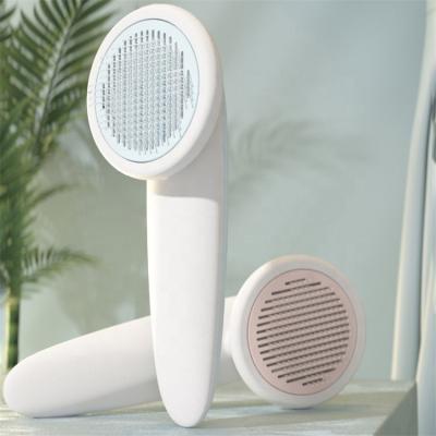 China Good Viable Design Cat Grooming Brush Pet Dog Comb Hair Remover For Pet Massage-Self Cleaning for sale