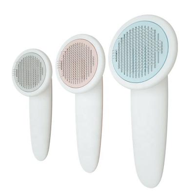 China New Design Viable UFO Cat Brush Shedding and Grooming Pet Massage CombTangled Hair Remover for sale