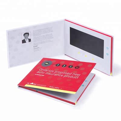 China Europe China Wholesale 7 Inch Touch Screen Video Brochure With Wifi for sale