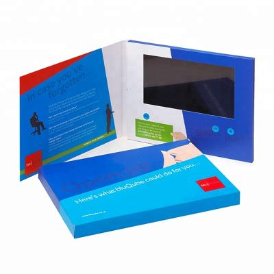 China Europe Newcomer 7.0 Inch LCD Advertising Cardboard Video Ad For Marketing for sale