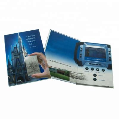 China Europe LCD Video Video Greeting Card Brochure With China Factory Supplying Newest Design 2015 for sale