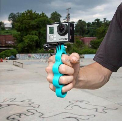 China metal & ABS New Products 5 Hand Finger Grip Mount Grip Holder For Action Camera for sale