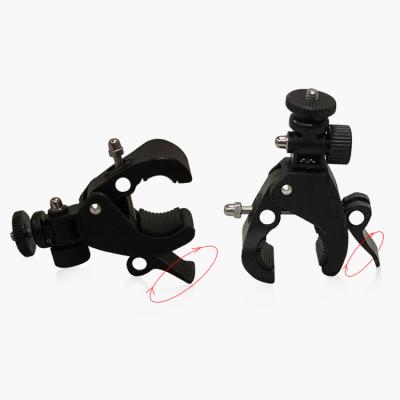 China ABS Grade Cheap 360 Degree Rotation Aluminum Bike Handlebar Adapter Mount With Screw For Sports Cameras for sale