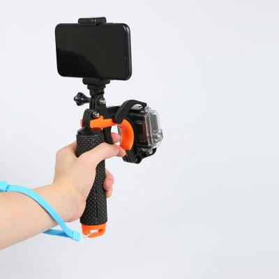 China High Quality ABS Anti-Skid Vanish Pro Bobber Stick Monopod Pole Hand Floaty Hand Float Handle For Go pro for sale