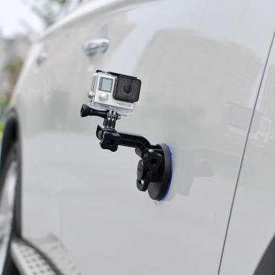 China Photographic Studio Suction Cup for Go Pro Mount Car Windshield Window Vehicle Boat Camera Holder for Go pro for sale