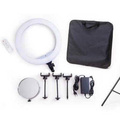 China New 2020 ABS Good Led Light Set Photography 18 Inch Circle Selfie Ring Fill Light With Tripod Stand for sale