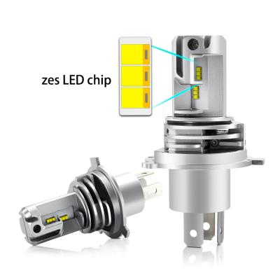 China Automobile lamp integration H4 led car M3 headlight bulbs, 60W 10000LM 6000K M3 led headlight bulb h4 led for sale