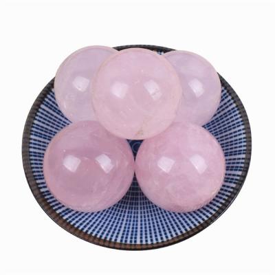 China China Wholesale Natural quartz ball spiritual products healing crystals rose quartz stones sphere for Home Decoration for sale