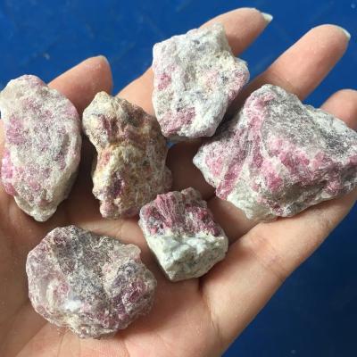 China Europe Pink Tourmaline raw gemstone rough Watermelon Tourmaline wholesale for sale