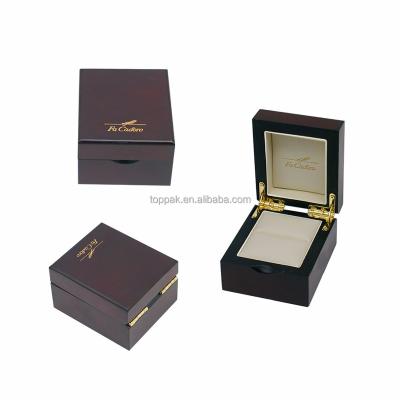 China Recycled Wooden Jewelry Packaging Box Matt Lacquering Small Size Fa Cadbro Unfinished Wood Finish Brown Materials for sale