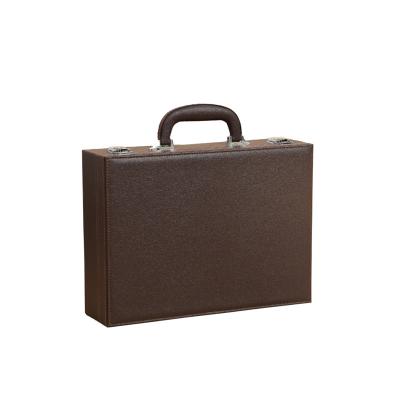 China Business Travel Life Customized Travel Leather Leather Storage Suitcase Card PU Key Folder Hard Shell for sale