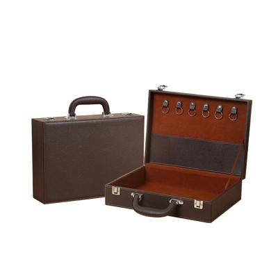 China Multifunctional Leather Suitcase Vintage Retro Business Travel Life PU Suitcase for sale