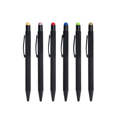 China Promotional Point Pen Personalized With Logo Ballpoint Pen Metal Pen from Pen Wholesale Promotion Black Metal for sale