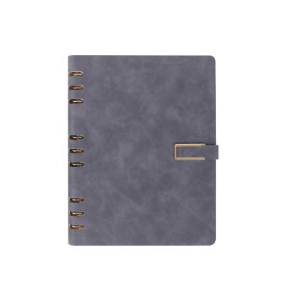 China Custom Eco Friendly Heeton FSC Classmate Limit Spiral Binding Hardcover Rings Open Paper Cheap Price Designs Blank Notebook Gift Black Cover for sale