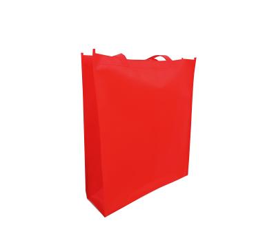 China Eco Friendly Nonwoven Handled Stock Cloth Laundry Shopper Storage T-shirt Shopping Bag for sale