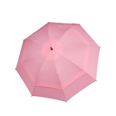 China Fashion Rose Umbrella Bone Canopy Double Windproof Minimalist Windproof Straight Travel Printed Umbrella for sale